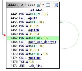 Second parameter for aes_ecb_decrypt.