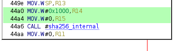 Halifax sha256_internal parameters.