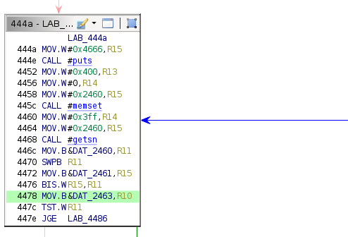 Load address parsing logic.