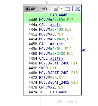 Conditional block 4446.