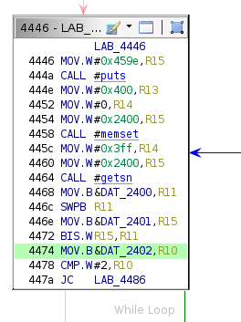 Size field parsing step.